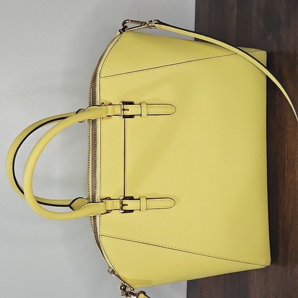 Michael Kors Yellow Satchel with Silver Hardware - Picture 2 of 12